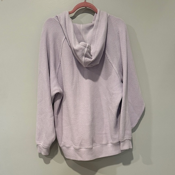 Aerie Lavender Zip-Up Hoodie - Picture 4 of 4